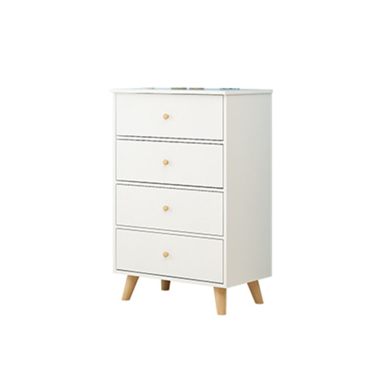 Contemporáneo 35.43 "Cofre de madera de alto, cofre de acento rectangular con cajones