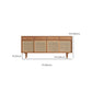 Farmhouse Storage Sideboard Home Wooden Side Board with Sliding Door Clearhalo 'buffet_sideboard' 'Buffets & Sideboards' 'furn' 'furn_buffet_sideboard' 'Furniture' 'Kitchen & Dining Furniture' 1200x1200_c9ed2dce-1424-4c3d-b0e8-5a7520c6879c