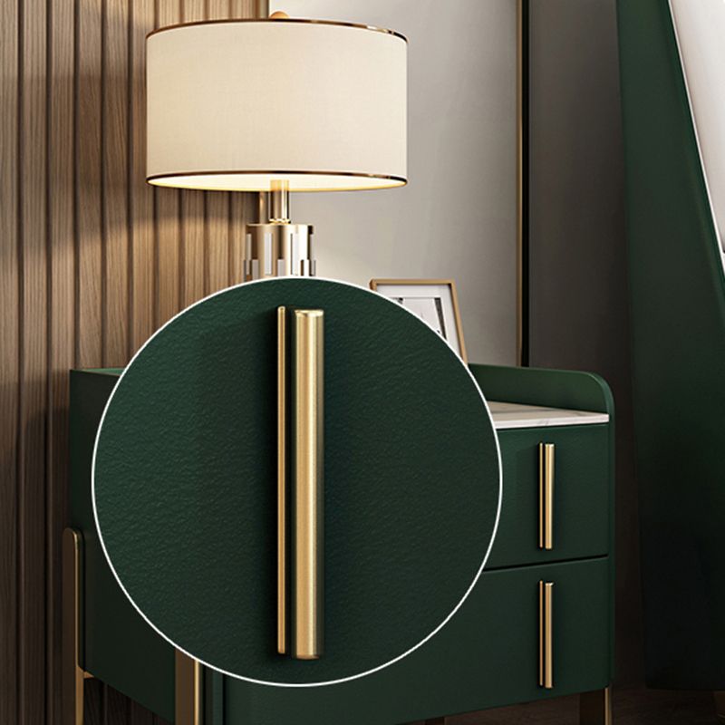 Glam -dennenladen omvatten accenttafel nachtkastje 20 "lang met benen