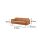 Square Arm Tufted Faux Leather Furniture Sectionals in Brown Clearhalo 'furn' 'furn_sectionals' 'Furniture' 'furniture_sectionals' 'Living Room Furniture' 'Sectionals' 1200x1200_c9ee75b8-85af-4e1a-b426-0ca72a513dcc