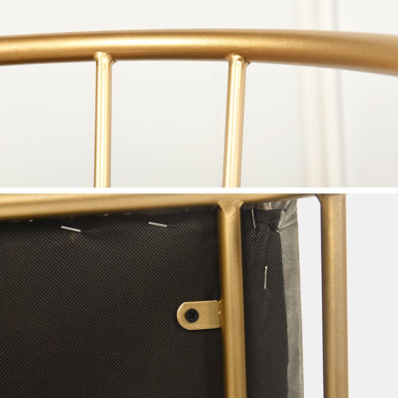 Contemporary Style Metal Dining Chairs Dining Armless Side Chairs for Kitchen Clearhalo ' kitchen&dining_furn' 'Dining Chairs' 'Dining Tables & Seating' 'dining_chair' 'furn' 'furn_dining_chair' 'Furniture' 'furniture_dining_chair' 'Kitchen & Dining Furniture' 'kitchen' 1200x1200_c9eeeab5-bc33-4190-925f-70dcef5b5c49