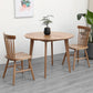 Contemporary Round Dining Table Oak Solid Wood Table for Home Kitchen Dinner Clearhalo ' dining_table' 'Dining Tables & Seating' 'Dining Tables' 'furn' 'furn_dining_table' 'Furniture' 'furniture_dining_table' 'Kitchen & Dining Furniture' 'kitchen&dining_furn' 'kitchen' 'kitchen_dining_table' 1200x1200_c9f0bf1a-fae1-42d5-ae91-a4274eef06b7