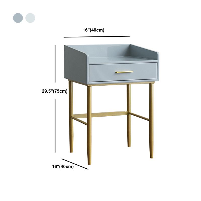 Wooden Vanity Set with 1 Drawer Luxurious Make-up Vanity in White/Grey Clearhalo 'Bedroom Furniture' 'furn' 'furn_makeup_vanities' 'Furniture' 'Makeup Vanities' 'makeup_vanities' 1200x1200_c9f14929-848f-416f-a085-e7a4bd99887d
