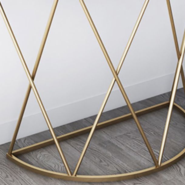 Tavolo della console in marmo glam tavolo da divano console resistente alle macchie per la sala