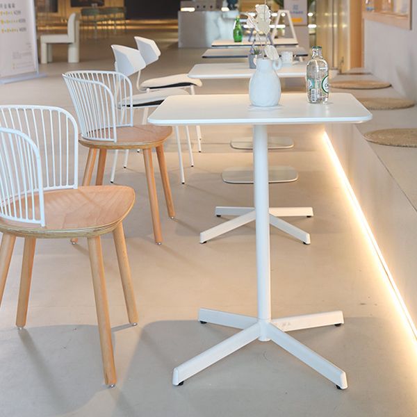 Industrial Style Dining Site Table Metal 4 Legs Dining Room Collection Clearhalo 'Dining Tables & Seating' 'Dining Tables' 'dining_table' 'Furniture' 'furniture_dining_table' 'Kitchen & Dining Furniture' 'kitchen' 'kitchen_dining_table' 1200x1200_c9f5597b-aa7a-4ec8-9bd0-ca0e6dbab0f0