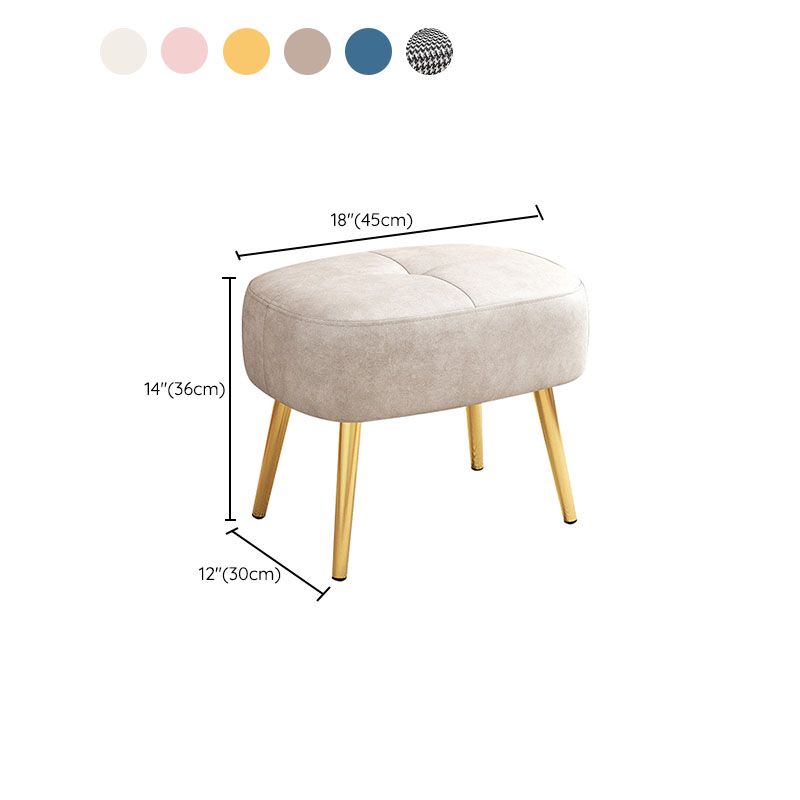 Solid Color Leather Standard Stool Modern Style Simple Household Rectangular Stool Clearhalo 'furn' 'furn_ottomans_poufs' 'Furniture' 'Living Room Furniture' 'Ottomans & Poufs' 'ottomans_poufs' 1200x1200_c9f9ff83-9f6f-4d84-9e5d-955305d34b9a