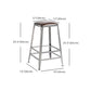 Industrial Square Iron Bar Stool Silver Footrest Bristol Stool Clearhalo 'Bar Furniture' 'Bar Stools' 'bar_stools' 'furn' 'furn_bar_stools' 'Furniture' 'Kitchen & Dining Furniture' 1200x1200_c9fb972d-3c05-4fc1-8dc3-d2849637141b