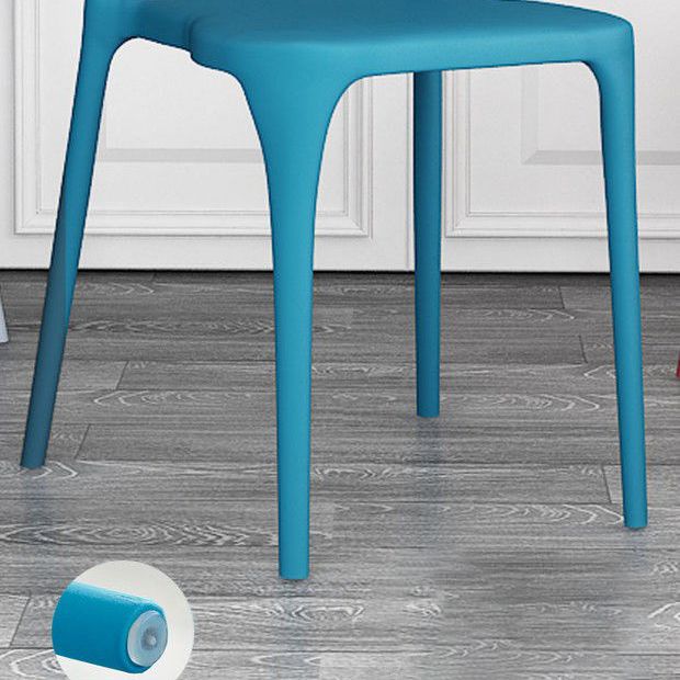 Contemporary Chair Dining Armless Chair for Kitchen with Plastic Legs Clearhalo 'Dining Chairs' 'Dining Tables & Seating' 'dining_chair' 'furn' 'furn_dining_chair' 'Furniture' 'furniture_dining_chair' 'Kitchen & Dining Furniture' 1200x1200_c9fc3e9f-b6f2-4722-b470-8f57b4acb275