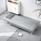 Divano chaise lounge scandinavo in tinta unita senza braccioli