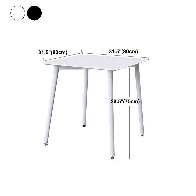 Industrial Style Dining Table 4 Legs Dining Table with Solid Wood Base for Home Use Clearhalo ' dining_table' 'Dining Tables & Seating' 'Dining Tables' 'furn' 'furn_dining_table' 'Furniture' 'furniture_dining_table' 'Kitchen & Dining Furniture' 'kitchen&dining_furn' 'kitchen' 'kitchen_dining_table' 1200x1200_c9ff74d7-5aa0-44fd-8dc8-fe74bdbc4bee