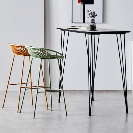 Modern Style Bar-stool Metal Counter Bar Stool with Metal Legs for Kitchen Clearhalo 'Bar Furniture' 'Bar Stools' 'bar_stools' 'furn' 'furn_bar_stools' 'Furniture' 'furniture_bar_stools' 'Kitchen & Dining Furniture' 1200x1200_ca00cdee-4593-4ab3-a96d-2e1b933f3641