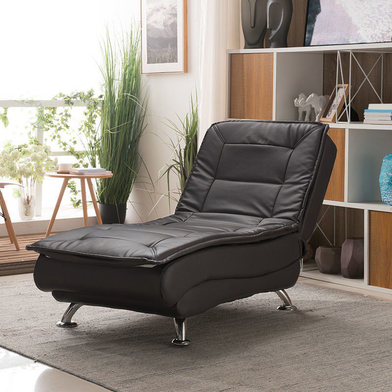 Basic Four Leg Armless Chair with Adjustable Sewn Pillow Back Clearhalo 'Accent Chairs' 'accent_chairs' 'Chairs & Seating' 'furn' 'furn_accent_chairs' 'Furniture' 'Living Room Furniture' 1200x1200_ca044380-1b3f-45df-b738-35b71efadcaa