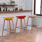 Scandinavia Style Bar-stool Wooden Legs PP Bucket Seat Barstool for Bar Kitchen Clearhalo 'Bar Furniture' 'Bar Stools' 'bar_stools' 'furn' 'furn_bar_stools' 'furniture_bar_stools' 'Kitchen & Dining Furniture' 'kitchen&dining_furn' 'kitchen' 'kitchen_furn' Furniture' 1200x1200_ca0447f4-3093-43a2-8bb9-42853089bfb8