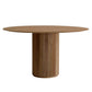 Modern White in Wood Counter Table Round Dining Table for Kitchen Clearhalo 'Dining Tables & Seating' 'Dining Tables' 'dining_table' 'furn' 'furn_dining_table' 'Furniture' 'Kitchen & Dining Furniture' 1200x1200_ca056d9e-5ae0-4bfb-9ff2-4c867eb49f9f