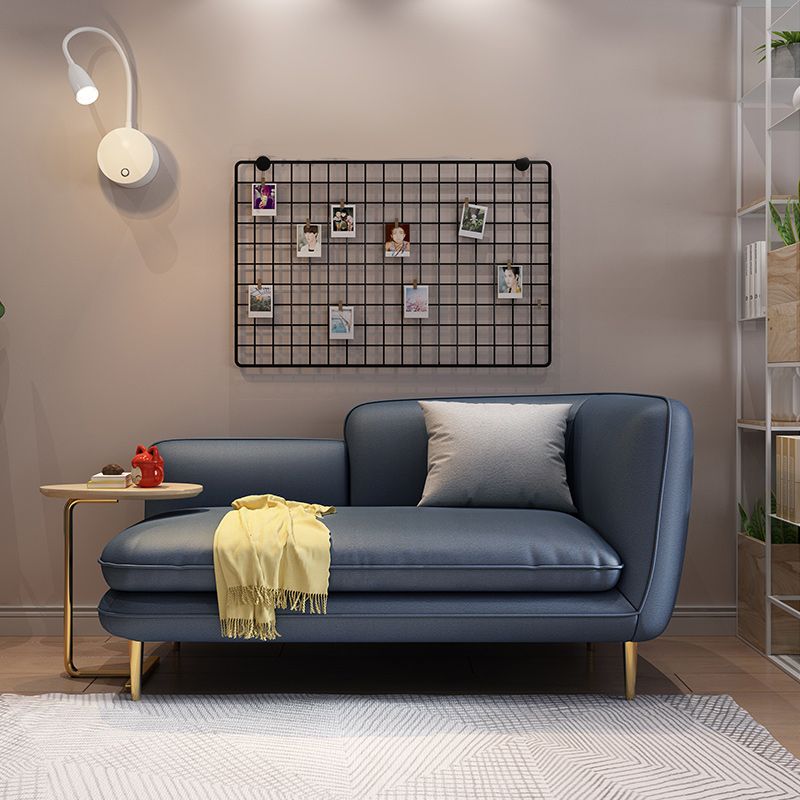 Linen/faux Leather Modern Sofa 31"W Square Arm Tight Back Sofa for Living Room Clearhalo 'furn' 'furn_sofas' 'Furniture' 'furniture_sofas' 'kitchen' 'kitchen_sofas' 'Living Room Furniture' 'Sofa' 'sofas' 1200x1200_ca093a47-6556-49df-b3fd-bb6ed1b6ef9c