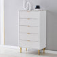 Contemporary Dresser Stone Storage Chest Dresser with 3/4/5 Drawers