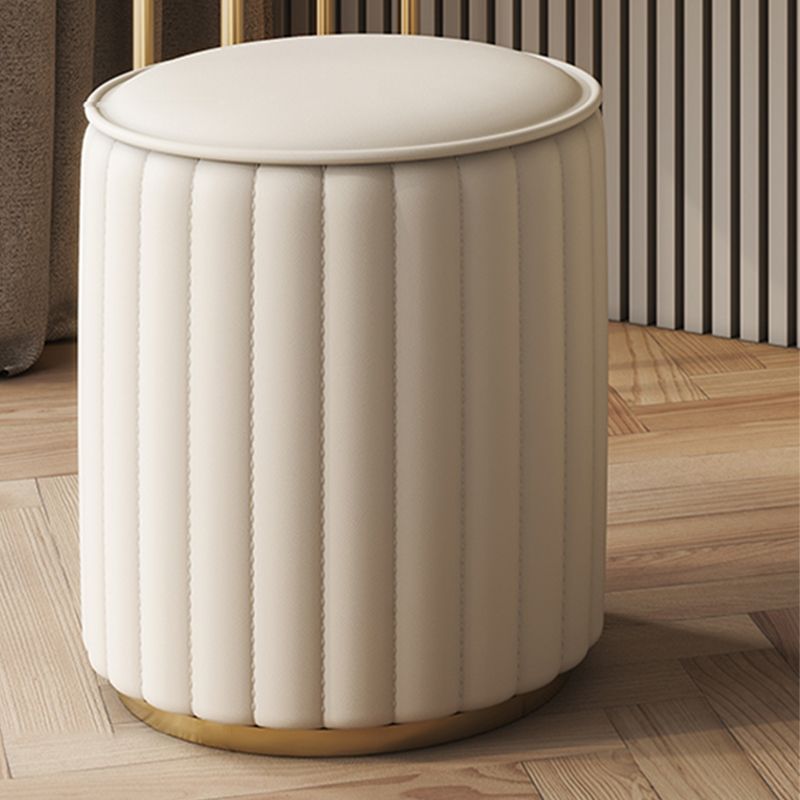 BEIGE Vanity, set di vanità in metallo alto 30 "con 2 cassetti