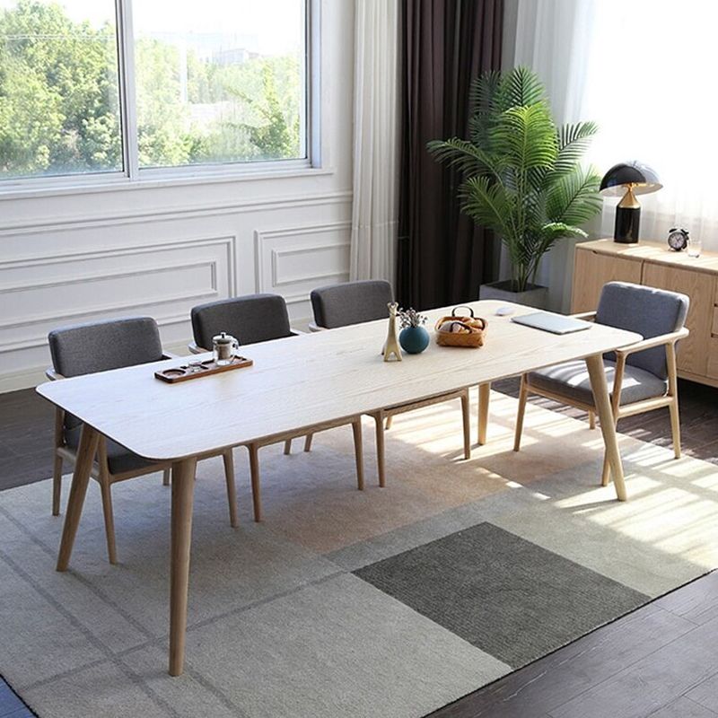 Rectangle Pine Wood Dining Table Industrial Table in Nature with 4 Legs Clearhalo ' dining_table' 'Dining Tables & Seating' 'Dining Tables' 'furn' 'furn_dining_table' 'Furniture' 'furniture_dining_table' 'Kitchen & Dining Furniture' 'kitchen&dining_furn' 'kitchen' 'kitchen_dining_table' 1200x1200_ca10a6e4-2185-481a-8610-824ff3e4293b