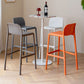 Modern Style Low Back Bar-stool Square Counter Bar Stool with Plastic Legs Clearhalo 'Bar Furniture' 'Bar Stools' 'bar_stools' 'furn' 'furn_bar_stools' 'Furniture' 'furniture_bar_stools' 'Kitchen & Dining Furniture' 1200x1200_ca112471-764b-439d-8ee8-a9103fc233aa