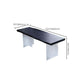 Pine Solid Wood Dining Table Acrylic Base Table for Dining Room Clearhalo 'Dining Tables & Seating' 'Dining Tables' 'dining_table' 'furn' 'furn_dining_table' 'Furniture' 'Kitchen & Dining Furniture' 1200x1200_ca1165d7-5df5-4db1-9df8-331322ea9ac8