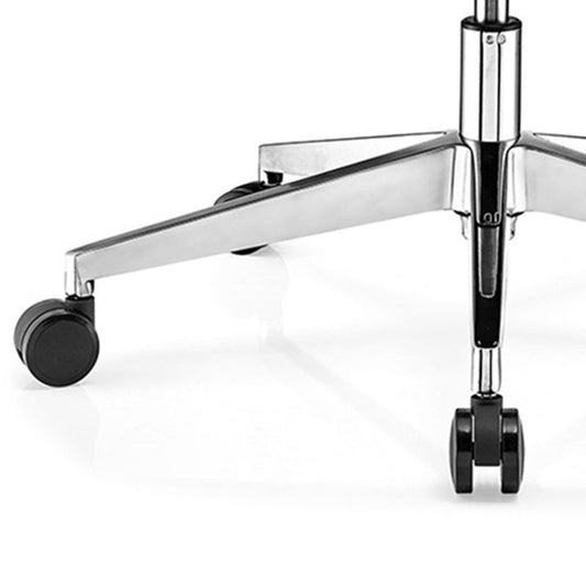 Sedia da ufficio ad armi regolabile contemporanea sedia grigia mesh