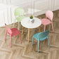 Plastic Scandinavian Armless Chair Kitchen Dining Room Open Back Chair Clearhalo 'Dining Chairs' 'Dining Tables & Seating' 'dining_chair' 'Furniture' 'furniture_dining_chair' 'Kitchen & Dining Furniture' 1200x1200_ca14bcad-82f2-496e-a6a1-5ee3c70d2f71