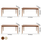 Rectangle Solid Wood Table Modern Dining Table with 4 Legs for Restaurant Clearhalo ' dining_table' 'Dining Tables & Seating' 'Dining Tables' 'furn' 'furn_dining_table' 'Furniture' 'furniture_dining_table' 'Kitchen & Dining Furniture' 'kitchen&dining_furn' 'kitchen' 'kitchen_dining_table' 1200x1200_ca1603da-e835-4aa6-87d8-60de3b506cee