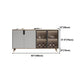 33.46"H Sideboard Glam Style Dining Server for Kitchen and Living Room Clearhalo 'buffet_sideboard' 'Buffets & Sideboards' 'furn' 'furn_buffet_sideboard' 'Furniture' 'Kitchen & Dining Furniture' 1200x1200_ca18dc44-742e-415a-96e2-09f39f55ff76