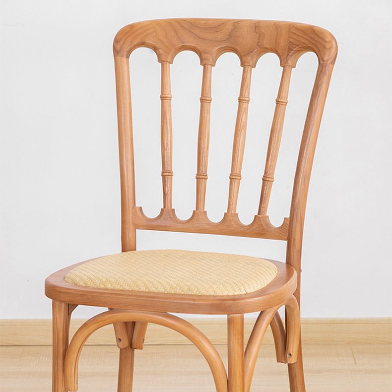 French Modern Design Slat Back Side Ash Woods Chair Home Dining Chairs Clearhalo ' kitchen&dining_furn' 'Dining Chairs' 'Dining Tables & Seating' 'dining_chair' 'Furniture' 'furniture_dining_chair' 'Kitchen & Dining Furniture' 'kitchen' 1200x1200_ca1bdfee-5269-453a-9fea-1cb45f9d4f83