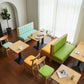 Modern Wood Dinner Room Kitchen Table Brown Table with Black Frame for Dining Room Clearhalo ' dining_table' 'Dining Tables & Seating' 'Dining Tables' 'furn' 'furn_dining_table' 'Furniture' 'furniture_dining_table' 'Kitchen & Dining Furniture' 'kitchen&dining_furn' 'kitchen' 'kitchen_dining_table' 1200x1200_ca2287a8-346e-4fc0-9e6d-7e9e1f121ad7