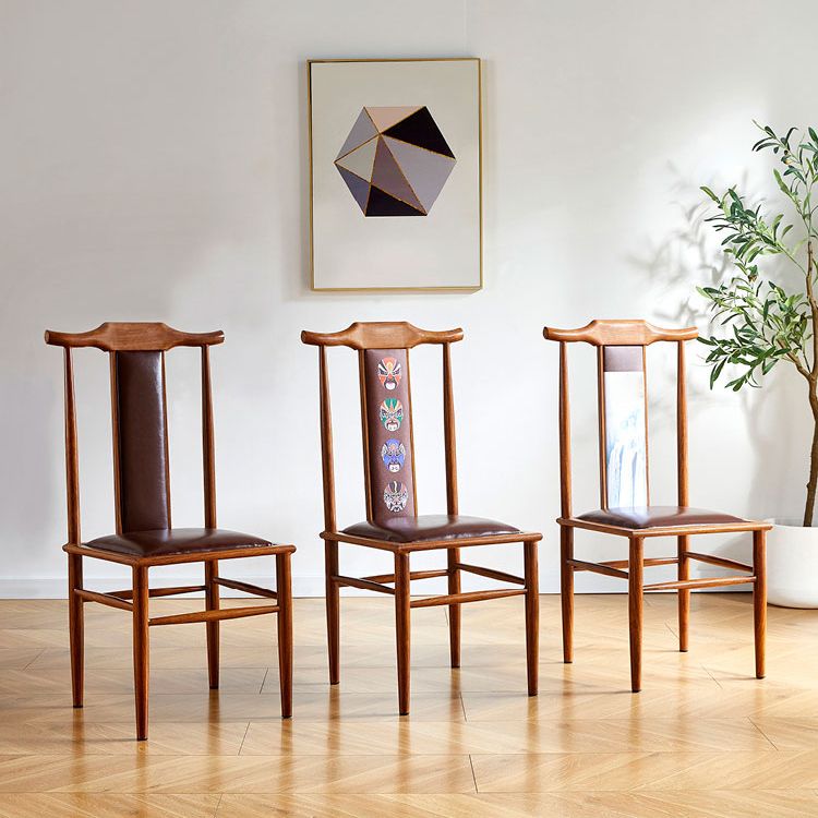 Modern Metal Dining Room Chair High Back Leather Dining Chair for Restaurant Use Clearhalo ' kitchen&dining_furn' 'Dining Chairs' 'Dining Tables & Seating' 'dining_chair' 'furn' 'furn_dining_chair' 'Furniture' 'furniture_dining_chair' 'Kitchen & Dining Furniture' 'kitchen' 1200x1200_ca234f7f-dc0d-4c4b-b44a-1020a6bf0e6c