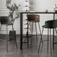 Industrial Style Bar-stool PU Leather Counter Bar Stool with Metal Legs Clearhalo 'Bar Furniture' 'Bar Stools' 'bar_stools' 'furn' 'furn_bar_stools' 'Furniture' 'furniture_bar_stools' 'Kitchen & Dining Furniture' 1200x1200_ca2415b7-c290-42ff-9141-2316c8084a02