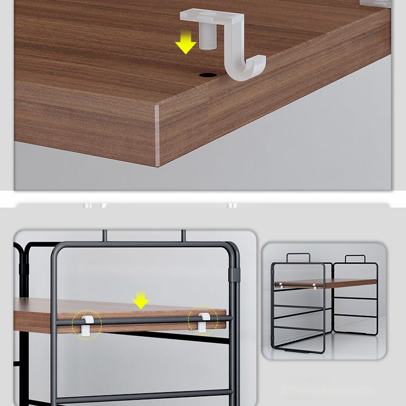 Contemporary Style Bookshelf Engineer Wood Bookcase for Office