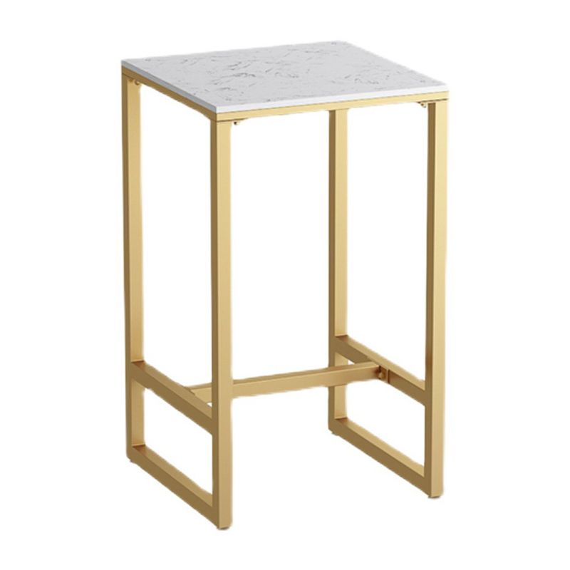 Stone Bar Dining Table Contemporary Bar Table with Trestle Base Clearhalo 'Bar Furniture' 'Bar Tables' 'bar_tables' 'furn' 'furn_bar_tables' 'Furniture' 'furniture_bar_tables' 'Kitchen & Dining Furniture' 1200x1200_ca25f891-ae95-4785-a31e-bf8df8d4f5e0