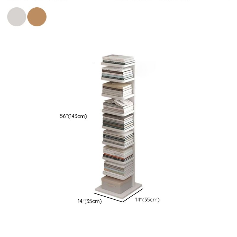 Modern Engineered Wood Bookshelf Standard Bookcase with Shelves Clearhalo 'Bookcases' 'furn' 'furn_bookcases' 'Furniture' 'Office Furniture' 1200x1200_ca282e98-2ec3-46e9-94c0-1b243a4cb9b3