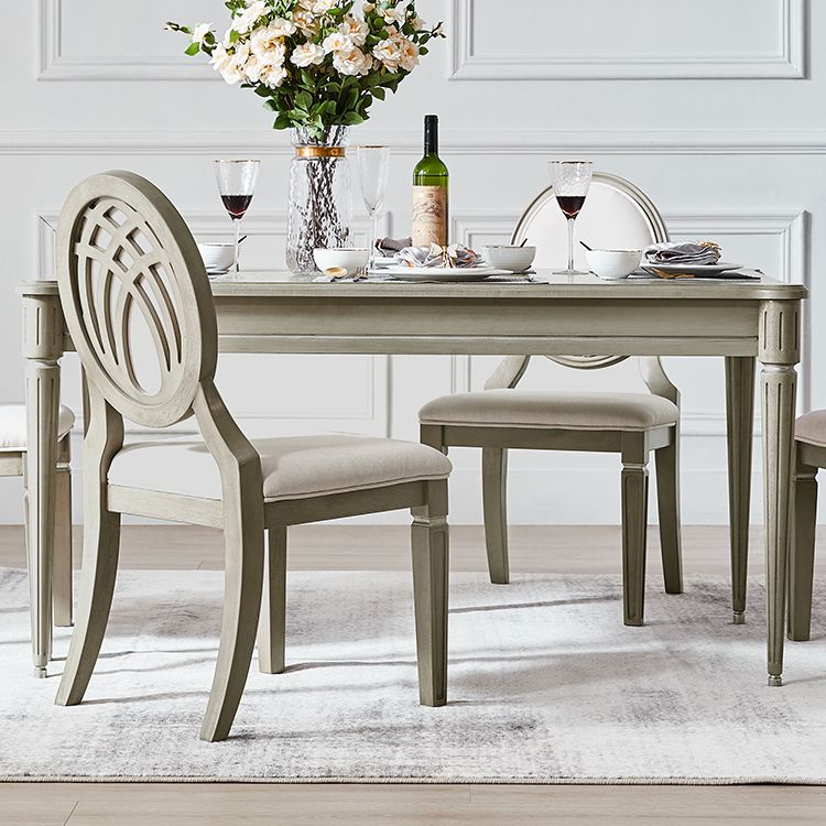 Traditional Luxury Dining Table Rectangle Solid Wood Dining Table with 4 Legs Clearhalo ' dining_table' 'Dining Tables & Seating' 'Dining Tables' 'furn' 'furn_dining_table' 'Furniture' 'furniture_dining_table' 'Kitchen & Dining Furniture' 'kitchen&dining_furn' 'kitchen' 'kitchen_dining_table' 1200x1200_ca2d4721-b48c-4643-a3ce-44afe6dd333e