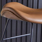 Modern Bar-stool PU Leather Counter Bar Stool with Metal Legs