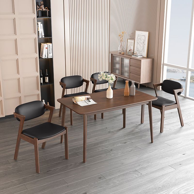 Contemporary Kitchen Solid Wood Dining Side Chair Opening Back Dining Side Chair Clearhalo ' kitchen&dining_furn' 'Dining Chairs' 'Dining Tables & Seating' 'dining_chair' 'furn' 'furn_dining_chair' 'Furniture' 'furniture_dining_chair' 'Kitchen & Dining Furniture' 'kitchen' 1200x1200_ca3673cb-c639-438a-b5b4-50b6effa6bbc