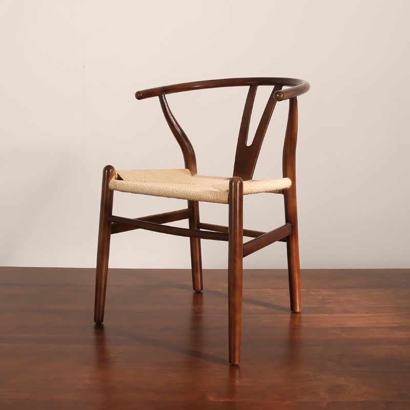 Sedie da pranzo in legno in stile contemporaneo cucina da pranzo laterale senza braccio