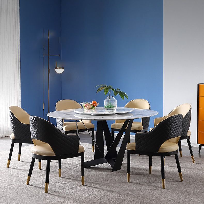 Gestoffeerde eetkamerstoelen eigentijdse keukenstoel met houten benen