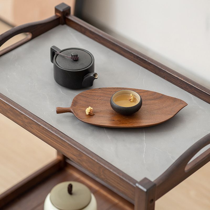 Contemporary Solid Wood with Shelf Rectangular Double Tier Side Table Clearhalo 'Coffee & Accent Tables' 'End & Side Tables' 'end_side_tables' 'furn' 'furn_end_side_tables' 'Furniture' 'Living Room Furniture' 1200x1200_ca398536-8024-48a6-88de-2729bde13a51