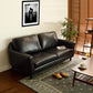 Mitte des Jahrhunderts Kunstleder-Sofa 33.46 "breites Sofa für Wohnzimmer