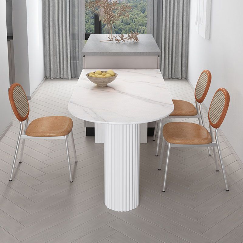 Irregular Shape Indoor Table for Restaurant Modern Island Table with Double Pedestal Clearhalo 'Dining Tables & Seating' 'Dining Tables' 'dining_table' 'furn' 'furn_dining_table' 'Furniture' 'furniture_dining_table' 'Kitchen & Dining Furniture' 'kitchen' 'kitchen_dining_table' 1200x1200_ca3b8b85-5006-44e8-9f31-7cf492b5d29a