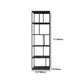 Metal Open Book Shelf Contemporary Home Shelf Bookcase with Shelves Clearhalo 'Bookcases' 'furn' 'furn_bookcases' 'Furniture' 'Office Furniture' 1200x1200_ca3d3132-b7af-4b86-81ab-0bfb5e9512c3