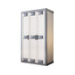 Rubberwood Wardrobe Closet Contemporary Hinged Wardrobe Cabinet