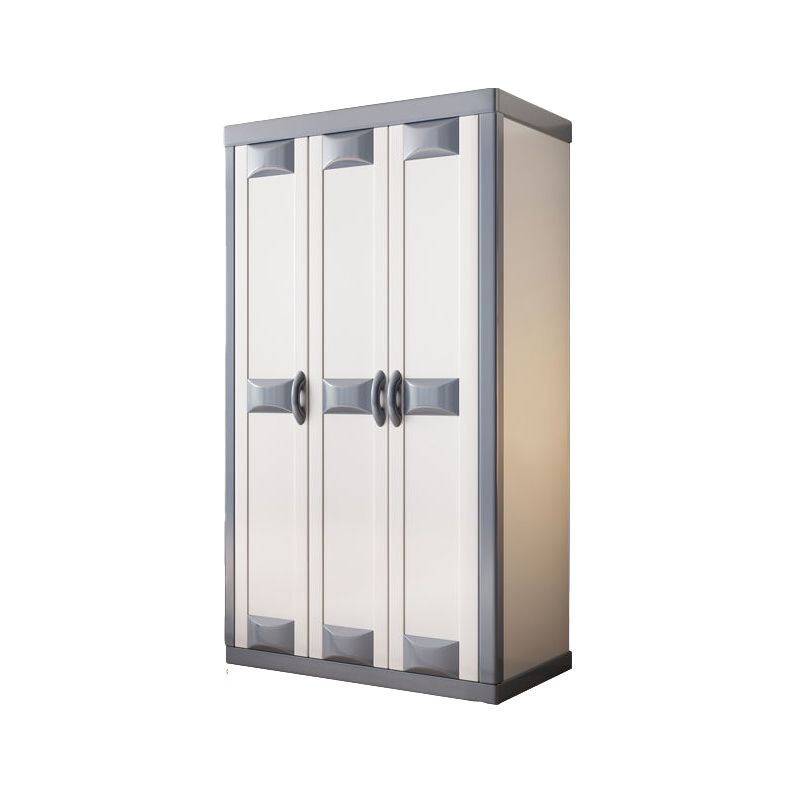 Rubberwood Wardrobe Closet Contemporary Hinged Wardrobe Cabinet