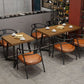 Industrial Solid Wood Dining Table Brown Table with Metal Base for Dinning Room Clearhalo ' dining_table' 'Dining Tables & Seating' 'Dining Tables' 'furn' 'furn_dining_table' 'Furniture' 'furniture_dining_table' 'Kitchen & Dining Furniture' 'kitchen&dining_furn' 'kitchen' 'kitchen_dining_table' 1200x1200_ca3e04cc-5efb-4f4c-bb1d-0d4d85d7dd6e