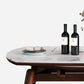 Modern Style Round Dining Table White Sintered Stone Drop-Leaf Dining Table for Home Use Clearhalo ' dining_table' 'Dining Tables & Seating' 'Dining Tables' 'furn' 'furn_dining_table' 'Furniture' 'furniture_dining_table' 'Kitchen & Dining Furniture' 'kitchen&dining_furn' 'kitchen' 'kitchen_dining_table' 1200x1200_ca3fae46-898e-4d0a-9c9a-d0ab87ca8c9d