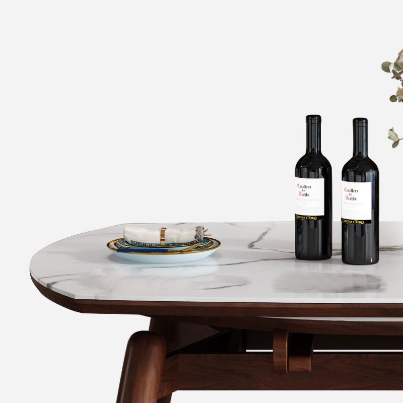 Modern Style Round Dining Table White Sintered Stone Drop-Leaf Dining Table for Home Use Clearhalo ' dining_table' 'Dining Tables & Seating' 'Dining Tables' 'furn' 'furn_dining_table' 'Furniture' 'furniture_dining_table' 'Kitchen & Dining Furniture' 'kitchen&dining_furn' 'kitchen' 'kitchen_dining_table' 1200x1200_ca3fae46-898e-4d0a-9c9a-d0ab87ca8c9d