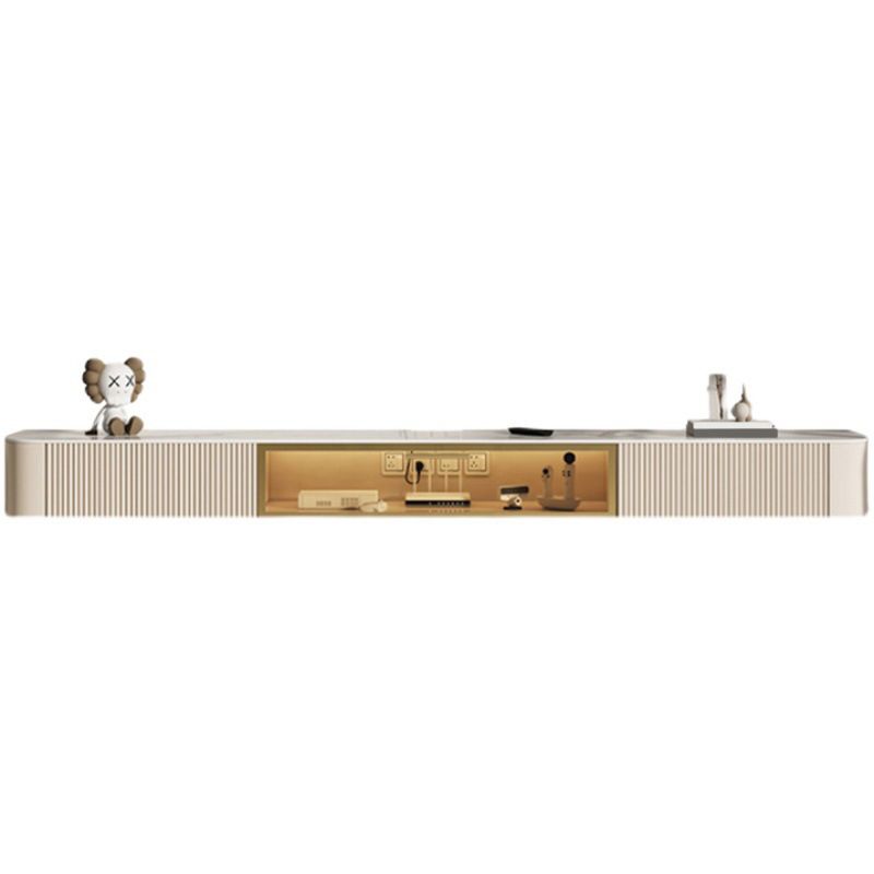 Glam Stone TV Console Floating TV Media Stand with Doors for Living Room Clearhalo 'furn' 'furn_tv_stands_entertainment_centers' 'Furniture' 'Living Room Furniture' 'TV Stands & Entertainment Centers' 'TV Stands & Media Storage Furniture' 'tv_stands_entertainment_centers' 1200x1200_ca4138d0-83fe-4c82-b172-4d128b98bc0d